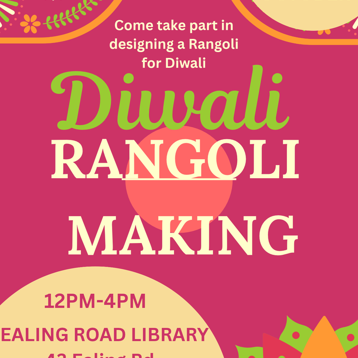 RANGOLI MAKING FOR DIWALI
