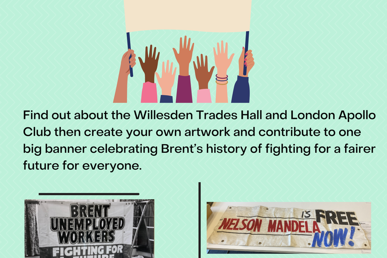 Banner- making family craft workshop