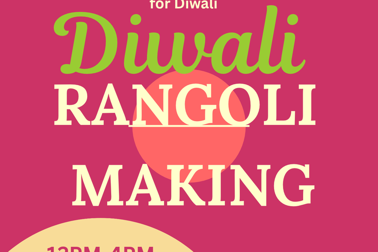 RANGOLI MAKING FOR DIWALI