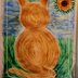 The Cat and the sunflower