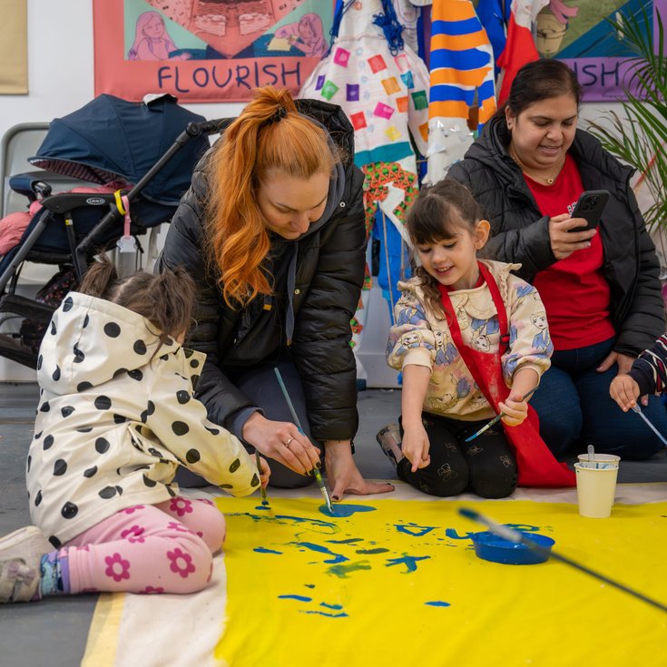 Flourish: Free Family Arts Sessions with ACAVA in Wembley this October Half-Term